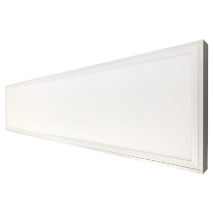 120x30 cm LED Deckenleuchte Panel 40w Panel inkl. Aufbaurahmen Quadrat 3000K Warmweiß