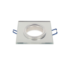Einbaurahmen Glas Eckig silber gespiegelt 90x23x5mm(65mm)...