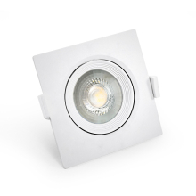 LED Einbauspot Einbauleuchte 5 Watt | Eckig | 380 Lumen | schwenkbar Warmweiß