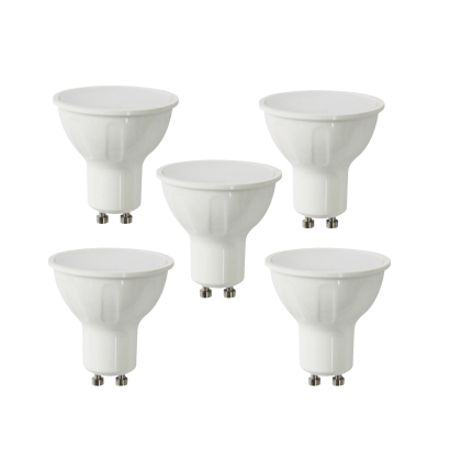 5x 6W GU10 LED Einbauleuchte spot Einbauspot Einbaustrahler Einbauleuchte milchglas Abdeckung 230V 4000K Neutralweiß