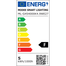 5 W E27 Leuchtmittel LED Lampe Birne Leuchte, Kugel G45 große Fassung mit Edison-Gewinde