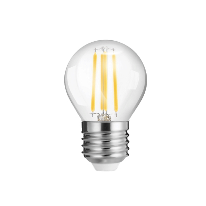 6 Watt G45 E27 Mini LED Filament Leuchtmittel Birne 640 Lumen Kaltweiß