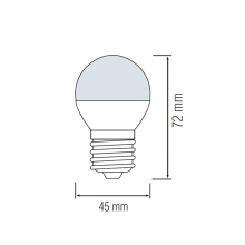 4 W Filament E27 G45 Mini LED Leuchtmittel 400 Lumen 2200K Warmweiß