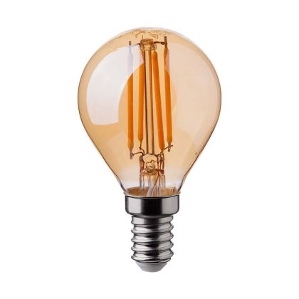4 Watt E14 Edison LED Vintage Filament Glühbirne Birne Leuchtmittel Retro Nostalgie Beleuchtung G45 2200K Warmweiß