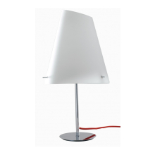 Tischleuchte ERMES E27, 60W ohne Leuchtmittel Höhe 65cm, Durchm. 31cm Glas