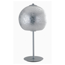 Tischleuchte I-VANITY/L SIL Vanity E27 max. 60 W, silber, glas-metall Höhe 35 cm ohne Lechmittel