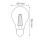 10x 8W E27 Filament LED Leuchtmittel Birne Lampe A60 Form klarglas Warmweiß