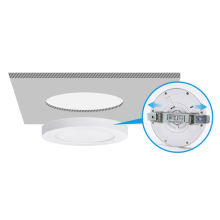 18W LED Slim Einbau oder Aufbau Deckenleuchte Einstelbare Farbton  Ø 22,5cm 1620 Lumen