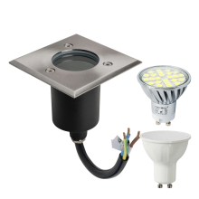 LED Einbau Bodenleuchte Bodenspot Bodenstrahler Edelstahl...