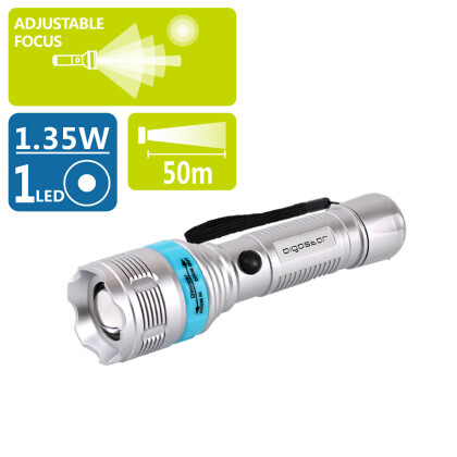 LED Taschenlampe Batteriebetrieben 7000K Tageslichtweiß Dimmbar