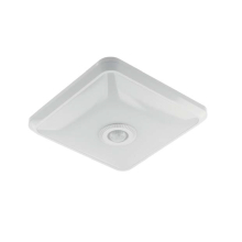 12 W LED Deckenleuchte Treppenleuchte mit Bewegungsmelder Quadrat 25x25 cm 4000K Neutralweiß