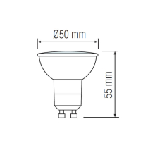 10W GU10 LED Leuchtmittel Spot einbauspot LED leuchte 110° 3000K Warmweiß