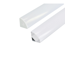 LED Alu Profil SchieneAluminium Leiste Unterputz Milchglas Abdeckung  inkl.Strip