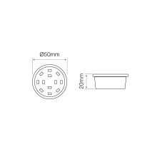 5 W Flach LED Modul Leuchtmittel Lampe 230V 350lm für GU10 MR16 Einbaustrahler 110°