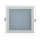 LED Panel mit Glas Rahmen Einbaustrahler Deckenleuchte Einbauleuchte Warmweiss 18 Watt-Eckig 198x198mm
