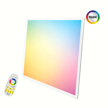 62x62 LED RGB W Panel Deckenleuchte Farbig Farbwechsler dimmbar mit Fernbedienung