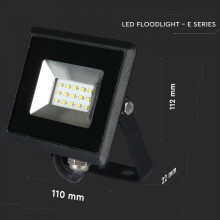 10W LED Fluter Strahler Flutlicht Extra Flach 810 Lumen Warmweiß