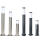 Wegeleuchte Wegelampe Gartenleuchte mit Edelstahlgehäuse IP44 E27 Fassung