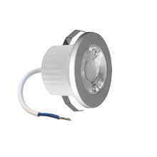 3w Mini LED Einbauleuchte Einbaustrahler Einbauspot Spot 4000K Neutralweiß 240 Lumen 230V Anschluss Schutzart IP54 Silber