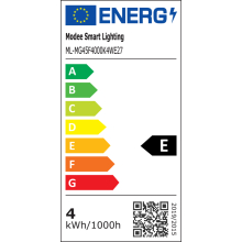 4 W E27 Mini E27 LED Leuchtmittel Birne Kugel G45 Milchglas Standard Edison Gewinde