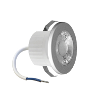 3w Mini LED Einbauleuchte Einbaustrahler Einbauspot Spot Silber 240 Lumen Schutzart IP54 Warmweiß