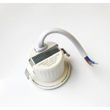 3w Mini LED Einbauleuchte Einbaustrahler Einbauspot Spot Silber 240 Lumen Schutzart IP54 Warmweiß