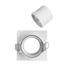 7W LED Einbauspot Einbauleuchte | 670 Lm | schwenkbar | mit Einstellbaren Farben 3 in 1 Rund Schwarz