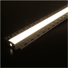 2m LED Alu Profile Schiene Unterputz Profil mit Milchglas Abdeckung Kanal System für LED-Streifen Profil P