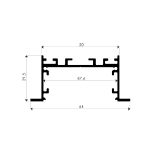 2m LED Aluminium Profil LED Kanal Leiste für LED-Streifen