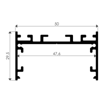 2m LED Aluminium Profil LED Kanal Leiste für LED-Streifen