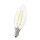 6 W E14 Filament LED Leuchtmittel Glas Candle| P45 | 800 Lumen