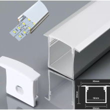 1m Alu-profil Alu Schiene unterputz-Profil für LED...