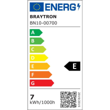 55 cm 7w Unterbauleuchte LED 230V Lichtleiste Küche Lampe Beleuchtung Schrank Leuchte Warmweiß