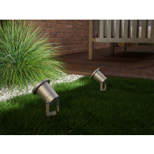 Außenleuchte Gartenbeleuchtung Außen Spot Gartenleuchte Pflanzenstrahler mit GU10 Fassung IP65 wasserdicht Warmweiß