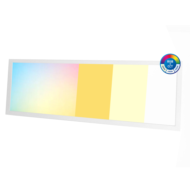Farbwechsler mi, 120x30-RGB+CCT 149,95 € Farbig Deckenleuchte Panel dimmbar LED