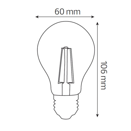 10W E27 Filament LED Lechtmittel Birne A60 Form Clar glas 1350 Lumen kaltweiß neutralweiß warmweiß 