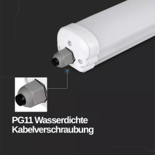 LED Feuchtraumleuchte Wannenleuchte Kellerleuchte 60cm 120cm 150cm IP65 für Innen und Außen