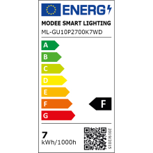 7W Dimmbare LED GU10 Leuchtmittel Leuchte LED Spot Einbauleuchte 110° 550 Lumen Dimmbar Warmweiß 10er set