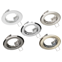 LED Einbaurahmen Einbaustrahler Einbauring Rahmen Rund Ø82mm in verschiedene Farben
