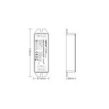 4 Zone LED Controller Regler Steuergerät Receiver für LED Einfarbige Streifen 2.4G Funk 12V 24V FUT036