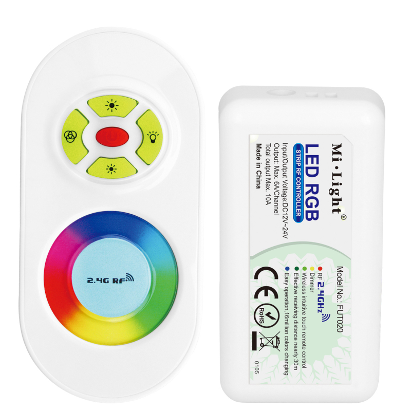 LED RGB Controller Steuergerät Dimmer mit Touchscreen Fernbedienung (,  22,95 €