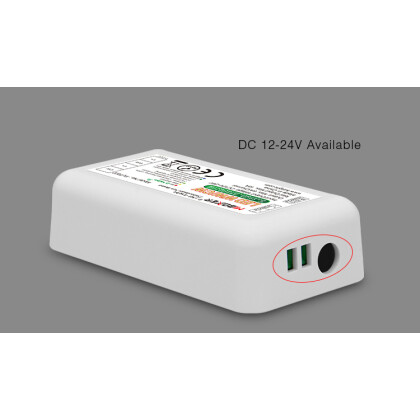 2 Zonen Einfarbige LED Controller Dimmer  mit Touch-Fernbedienung Dimmer 2.4G Funk 12V 24V (FUT022)