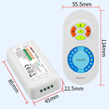 2 Zonen Einfarbige LED Controller Dimmer  mit...