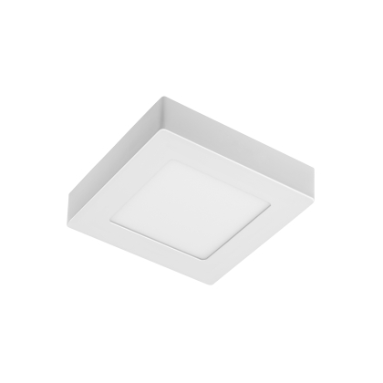 13W LED Aufputz Deckenlampe Panel Deckenleuchte Eckig | 1020 Lumen | 17x17 cm | Neutralweiß (4000 K)