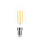 7 W Dimmbare E14 LED Leuchtmittel | Kerze | Klarglas | C35 | dimmbar | Klein gewinde | 680 Lumen