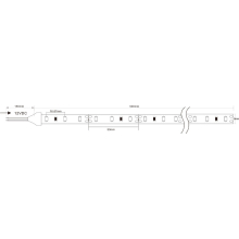 5m LED Streifen DC12V 9,6W/m 120LED/m 8mm IP20 120 smd pro M (1080 lumen/m)