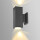 LED Wandleuchte Wandlampe Fassaden leuchte Eckig mit GU10 Fassung IP65 in Schwarz oder Weiß mit oder ohne LED
