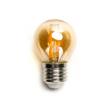 E27 LED CCT Smart Wi-Fi Filament Retro Vintage Nostalgie Leuchtmittel dimmbar Bernstein G45 Ø 45mm 4.5 Watt