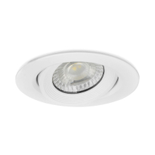 5w LED Einbauspot Einbaustrahler Einbauleuchte 400 Lumen runder Rahmen IP40 schwenkbar Ø 9,0 cm