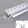 2m LED Aluminium Profil Unterputz Leiste Aluschiene Rigips Trockenbau Gewebe für LED-Streifen Profil W